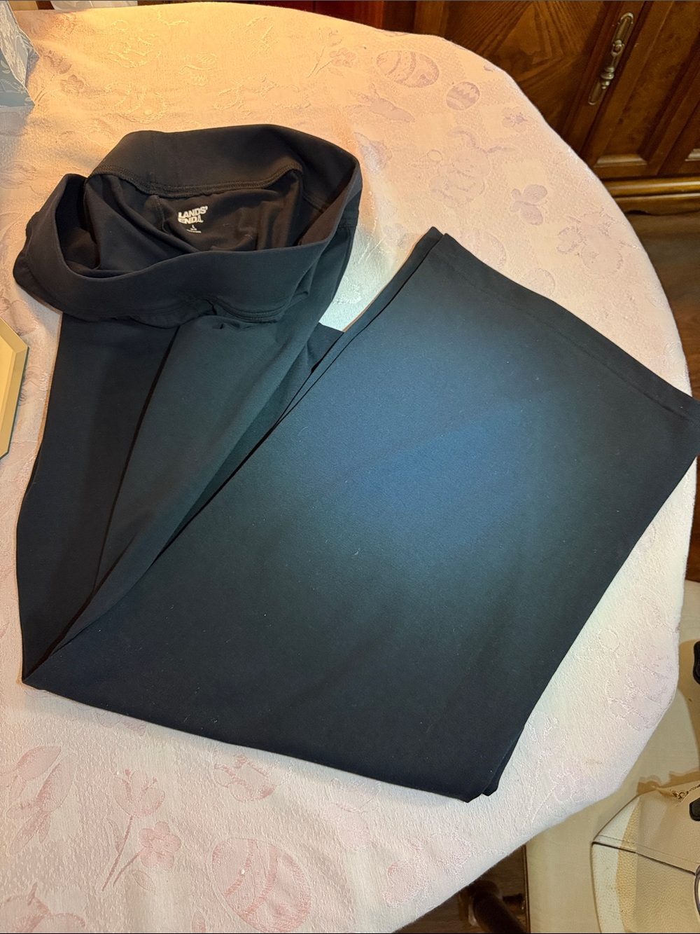 Lands' End Black Women's Stretch Dress Pants